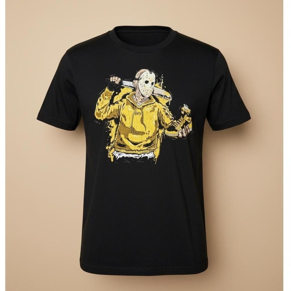 Jason Voorhees x Air Jordan Custom Mashup Tee Size S Pre-Owned